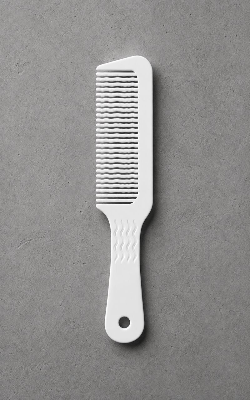 Професійний гребінець FlatTop білій Професійний гребінець FlatTop білій