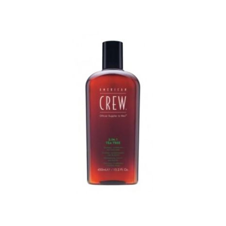 Шампунь American Crew 3 IN 1 Tea Tree Shampoo 450 Шампунь American Crew 3 IN 1 Tea Tree Shampoo 450