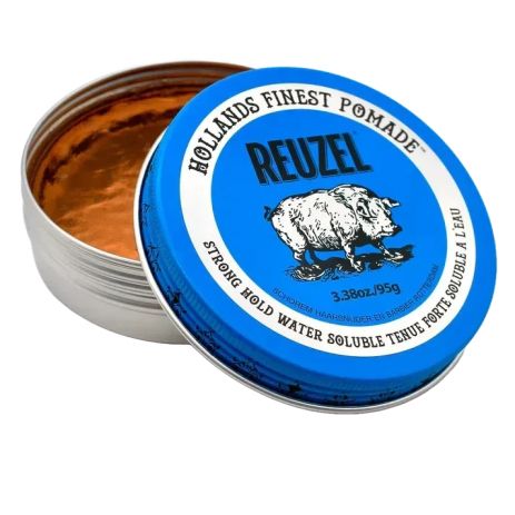 Помада для укладання волосся Reuzel Blue Strong Hold High Sheen Pomade 95