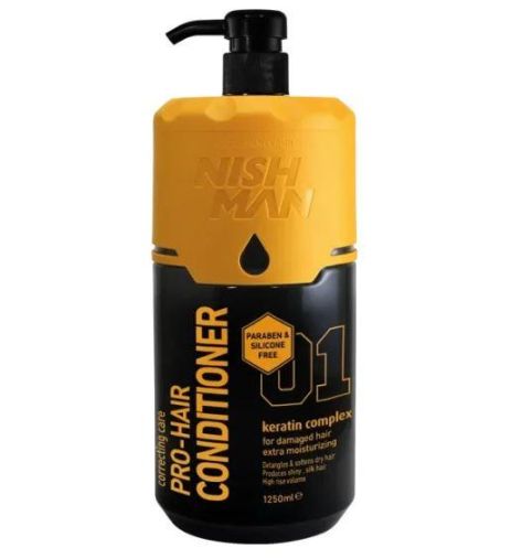 Кондиционер для волос Nishman Conditioner Pro Keratin 1.25л Кондиционер для волос Nishman Conditioner Pro Keratin 1.25л