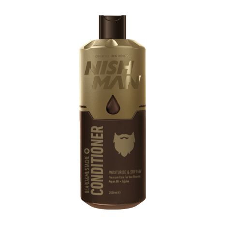 Крем-кондиціонер для бороди та вусів Nishman Beard and Mustache Conditioner 200 мл