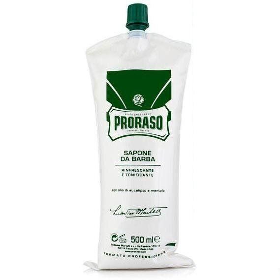Крем для гоління з ментолом і евкаліптом Proraso Barber size 500 мл Крем для гоління з ментолом і евкаліптом Proraso Barber size 500 мл