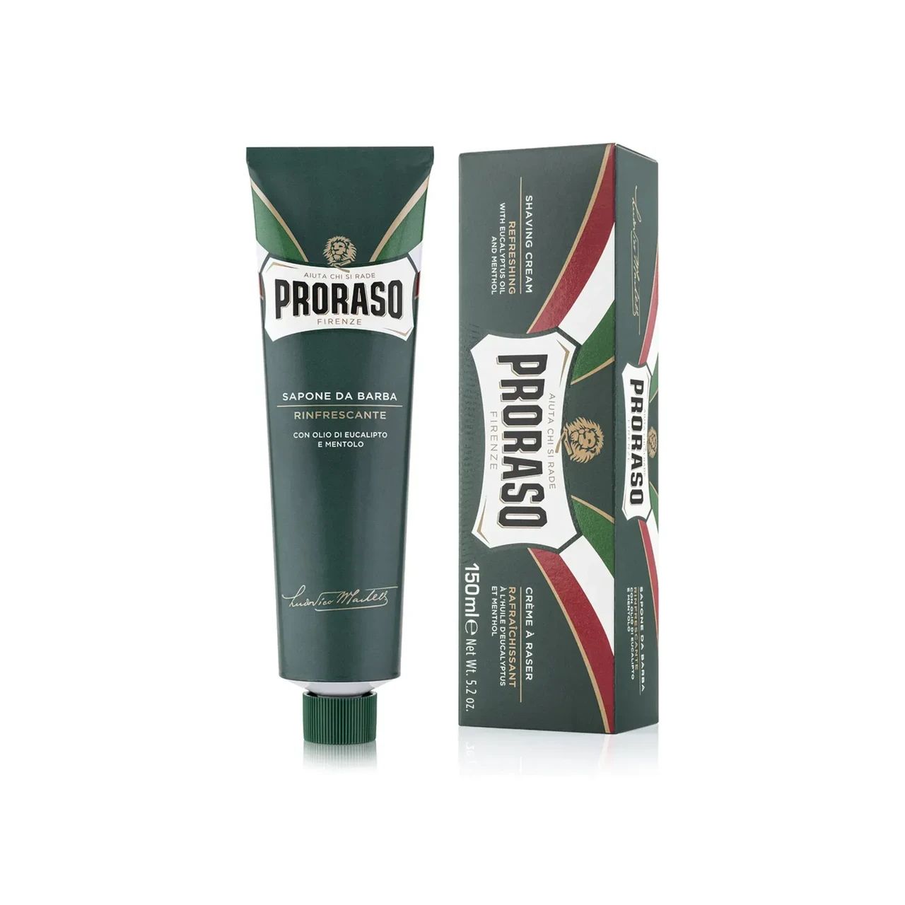 Крем для гоління з ментолом і евкаліптом Proraso 150 мл Крем для гоління з ментолом і евкаліптом Proraso 150 мл