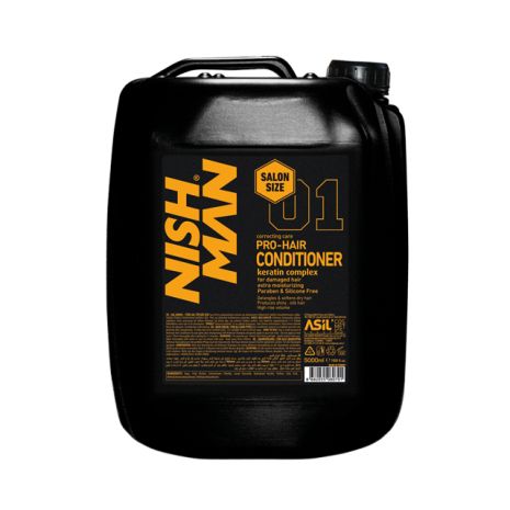 Кондиционер для волос профессиональный Nishman Salon Size Conditioner С Кератином 5л