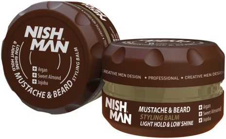 Бальзам для бороди та вусів Nishman Beard & Mustache Styling Balm 100 мл