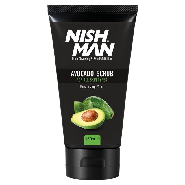 Скраб для лица Nishman Natural Avocado Face Scrub 150мл Скраб для лица Nishman Natural Avocado Face Scrub 150мл