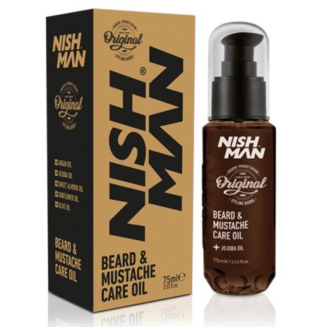 Масло для бороды Nishman Beard & Mustache Care Oil 75мл Масло для бороды Nishman Beard & Mustache Care Oil 75мл