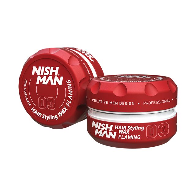Віск для укладання волосся Nishman Flaming (red) 150 мл Віск для укладання волосся Nishman Flaming (red) 150 мл