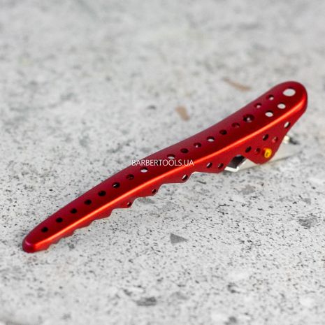Зажим для волосся Y.S.Park Shark Clip 105мм 1шт Червоний