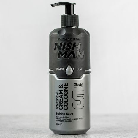Бальзам-одеколон після гоління Nishman After Shave Invisible Touch №5 400 мл