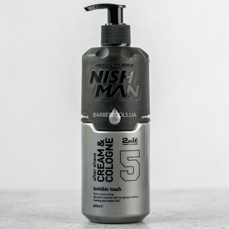 Бальзам-одеколон після гоління Nishman After Shave Invisible Touch №5 400 мл