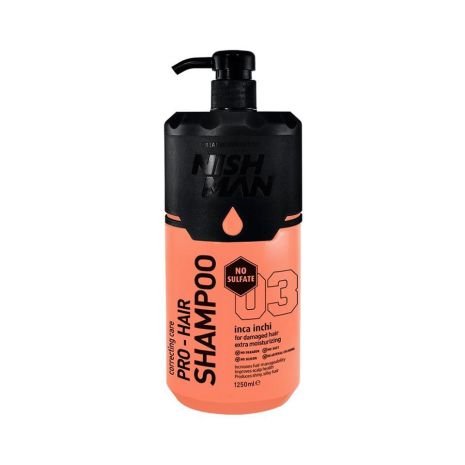 Шампунь для пошкодженого волосся Nishman Shampoo INCA INCI 1,25L