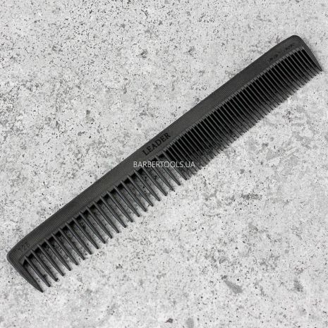 Leader 125 Гребінець для стрижки Чорний карбон