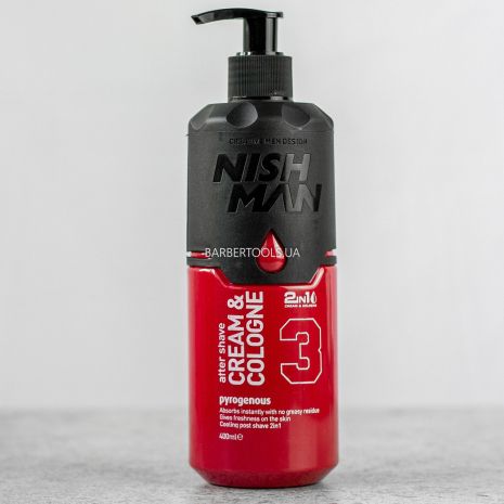 Бальзам-одеколон після гоління Nishman After Shave Pyrogeneous №3 400 мл