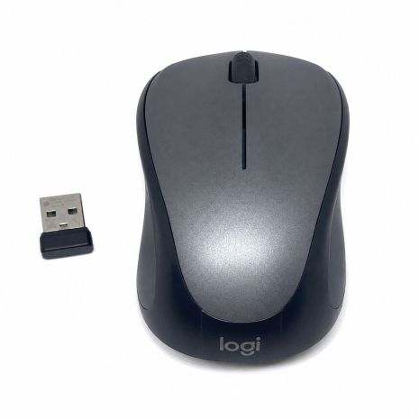 Бездротова миша Logitech M235 2nd Gen, 1000 DPI, USB-приймач, 3 кнопки, Grey