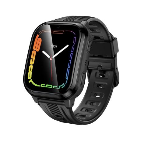 Дитячий смарт-годинник HOCO 4G children phone-watch Y108 IPX7|1.69", 4G/LBS/Wi-FI/GPS| black
