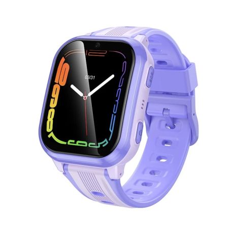 Дитячий смарт-годинник HOCO 4G children phone-watch Y108 IPX7|1.69", 4G/LBS/Wi-FI/GPS| purple