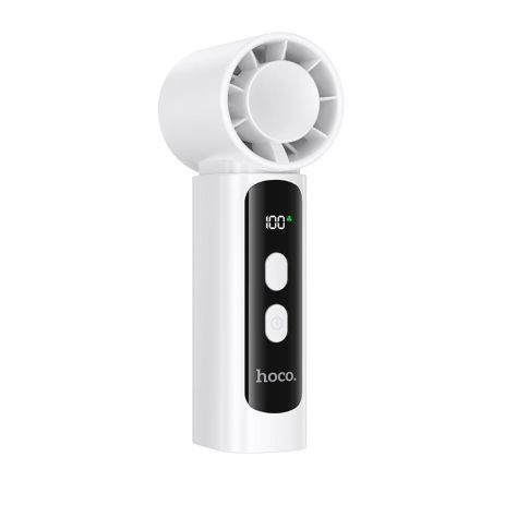 Вентилятор Hoco High Speed ​​Handheld Fan HX601 | 100 Levels, 5h | white