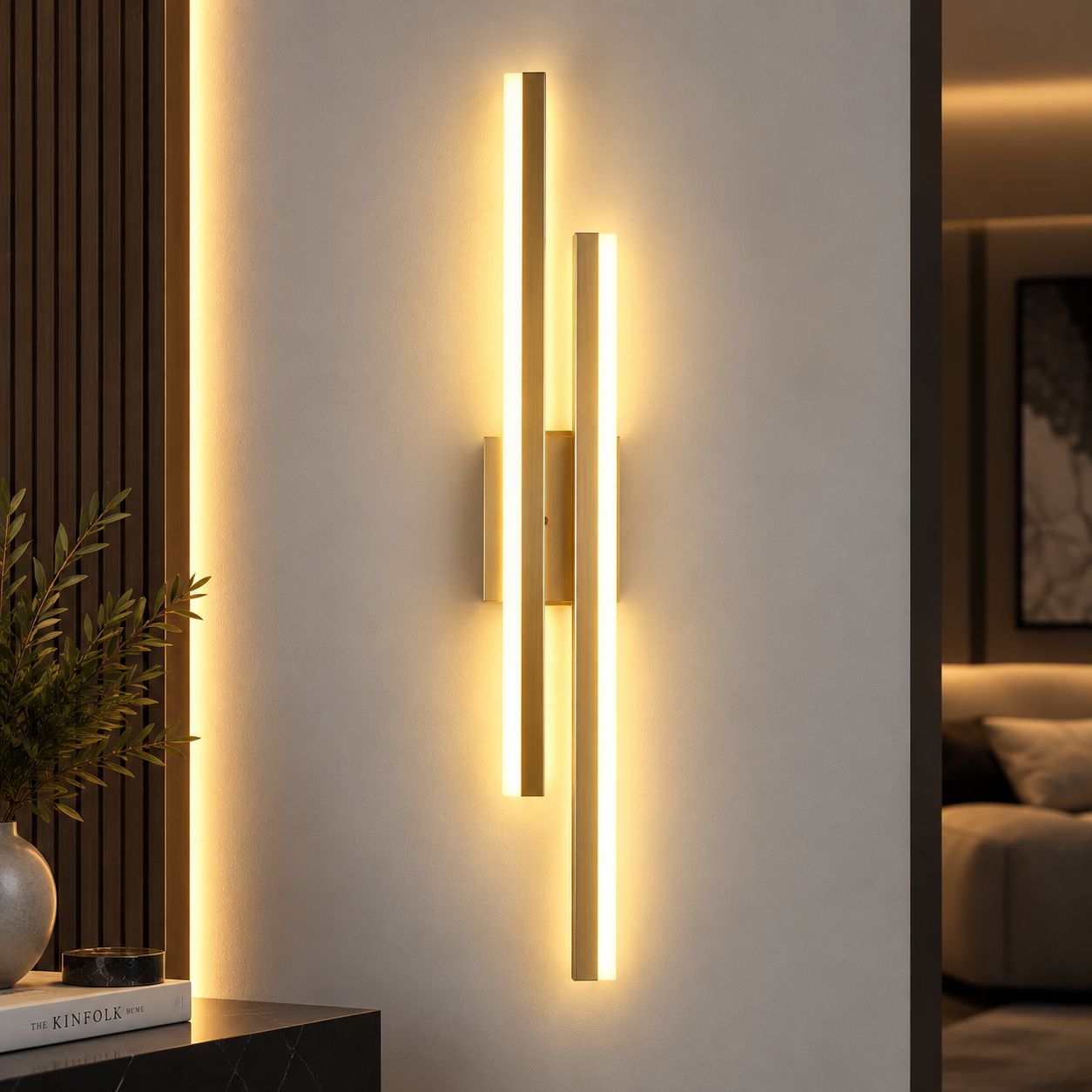 Бра настенная V K26001-650 GD, золотая, LED 36W Бра настенная V K26001-650 GD, золотая, LED 36W