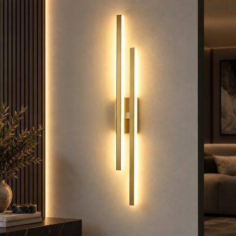 Настінний LED-світильник бра V K26001-500 GD золотого кольору Настінний LED-світильник бра V K26001-500 GD золотого кольору