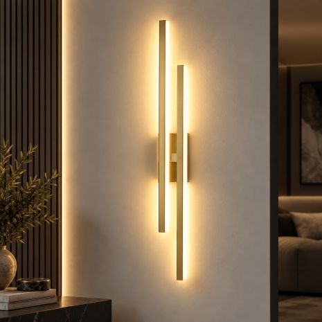 Настінний LED-світильник бра V K26001-500 GD золотого кольору