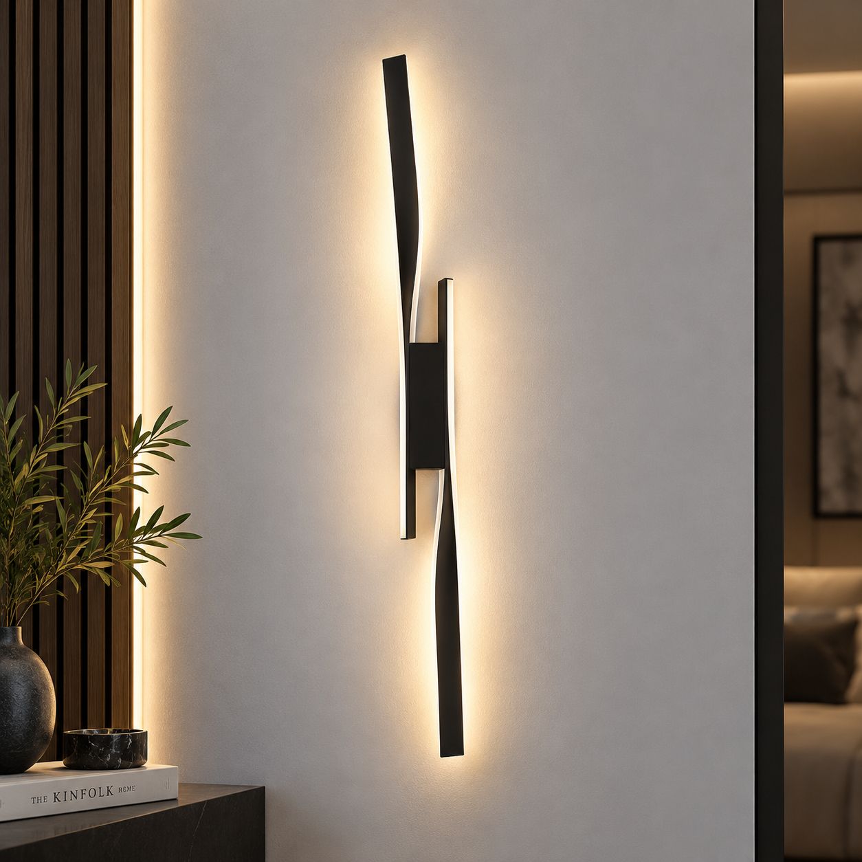 Бра настенная V K26004-600 BK, черная, LED 36W Бра настенная V K26004-600 BK, черная, LED 36W