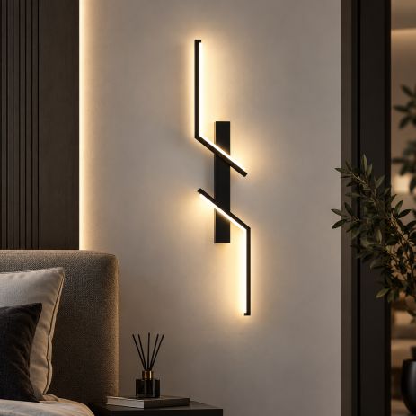 Бра настінне V K26006-600 BK, чорне, LED 28W Бра настінне V K26006-600 BK, чорне, LED 28W