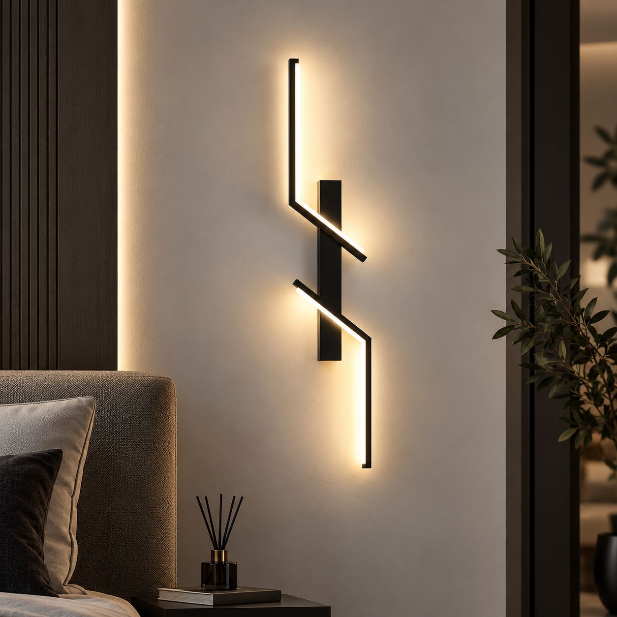 Бра настенная V K26006-600 BK, черная, LED 28W Бра настенная V K26006-600 BK, черная, LED 28W