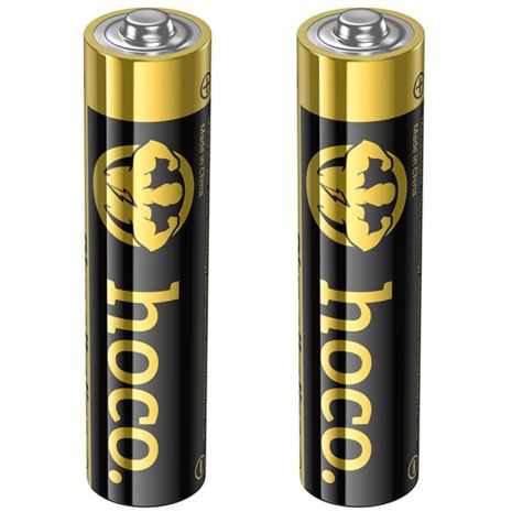 Alkaline battery HOCO JA2A |AAA, LR03, 1.5V| (2PCS) black