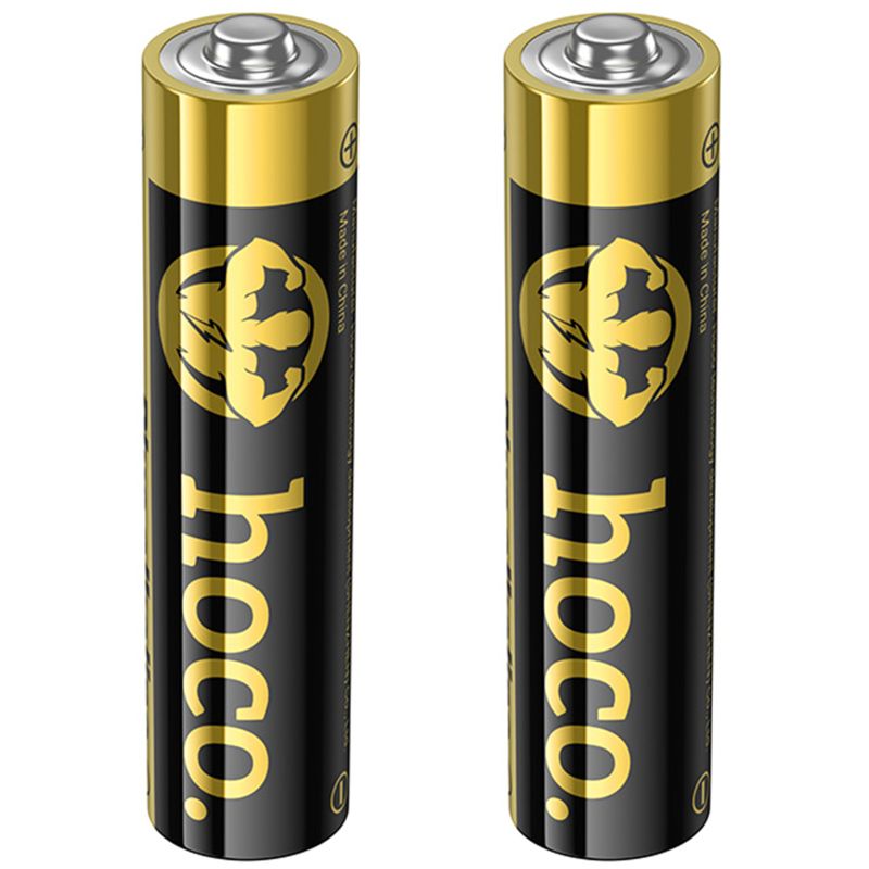 Alkaline battery HOCO JA2A |AAA, LR03, 1.5V| (2PCS) black Alkaline battery HOCO JA2A |AAA, LR03, 1.5V| (2PCS) black