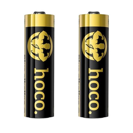 Alkaline battery HOCO JA1A |AA, LR6, 1.5V| (2PCS) black
