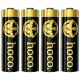 Alkaline battery HOCO JA1B |AA, LR6, 1.5V| (4PCS) black