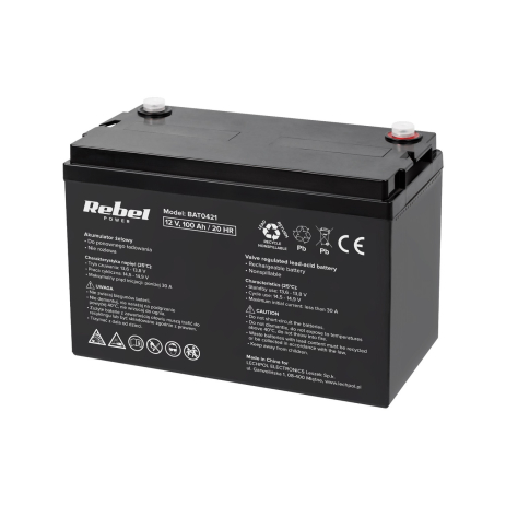Аккумулятор гелевый Rebel 12V 100Ah (BAT0421) Аккумулятор гелевый Rebel 12V 100Ah (BAT0421)