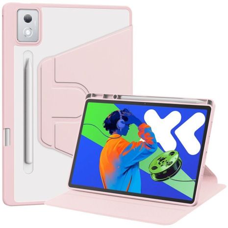 Чохол Lenovo Idea Tab Pro 12.7 2025 TPUCristal Pen holder 360 у світло-рожевому кольорі