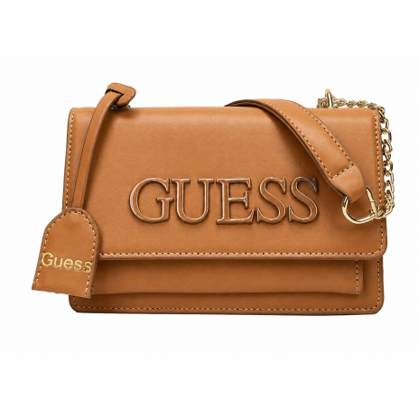 Жіноча сумка Guess крос-боді коричнева