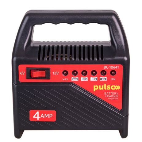 Зарядний пристрій PULSO BC-10641 6 12V/4A/10-60AHR/світлодіодн.індик.
