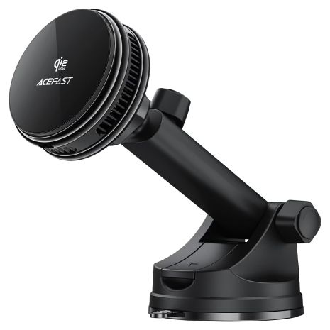 Автодержатель ACEFAST D67 QI2 25W cooling wireless charging car holder with suction cup |4.7-6.9"| black