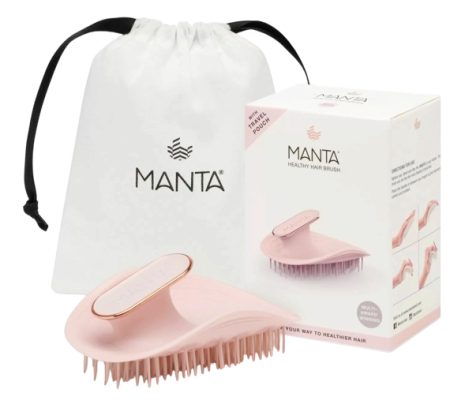 Щітка для волосся рожева MANTA Brush Pink/Rose Gold Щітка для волосся рожева MANTA Brush Pink/Rose Gold