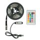 LED стрічка USB RGB 5V, IP 20, 5м, з Bluetooth та пультом, на самоклейці