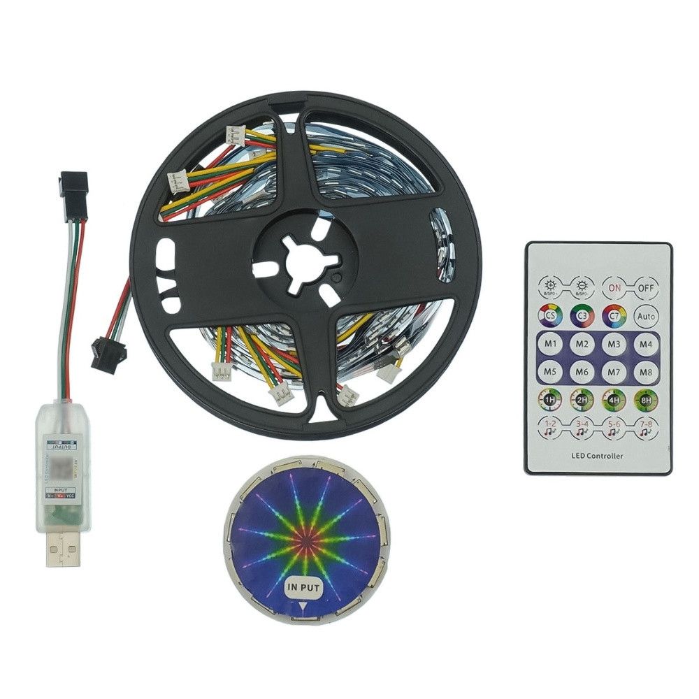 LED зірка USB RGB 5V, IP 20, 10 смуг по 0,5м (5м), з Bluetooth та пультом, на самоклейці LED зірка USB RGB 5V, IP 20, 10 смуг по 0,5м (5м), з Bluetooth та пультом, на самоклейці
