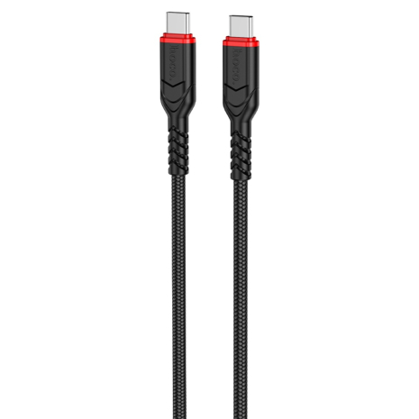 Кабель Hoco X59 Type-C to Type-C PD 60W 2m black Кабель Hoco X59 Type-C to Type-C PD 60W 2m black