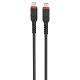 Кабель Hoco X59 Type-C to Type-C PD 60W 2m black Кабель Hoco X59 Type-C to Type-C PD 60W 2m black