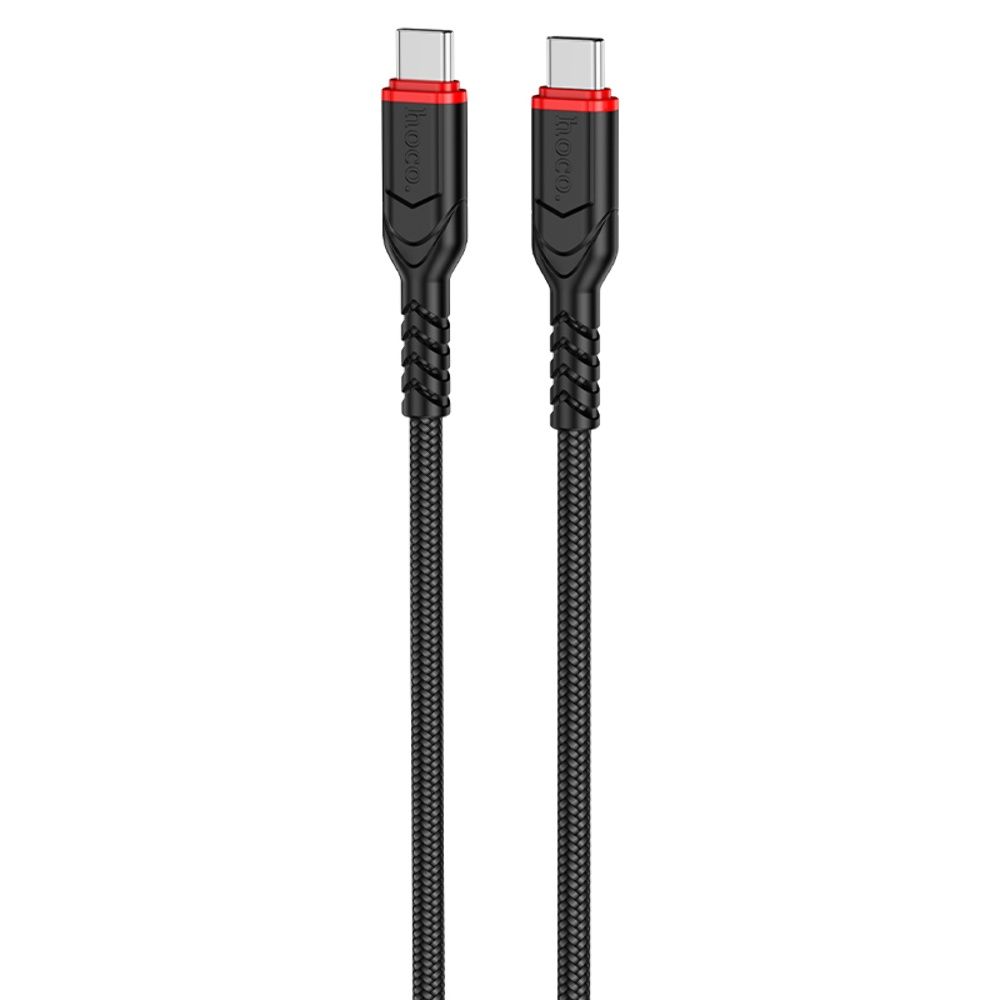 Кабель Hoco X59 Type-C to Type-C PD 60W 2m black Кабель Hoco X59 Type-C to Type-C PD 60W 2m black