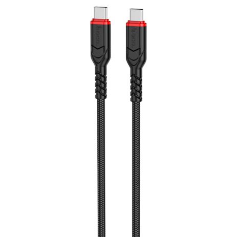 Кабель Hoco X59 Type-C to Type-C PD 60W 2m black Кабель Hoco X59 Type-C to Type-C PD 60W 2m black