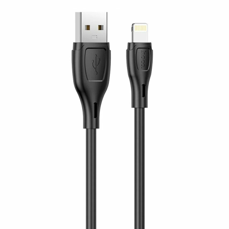 USB Кабель HOCO X61 USB - Lightning (1М) чорний USB Кабель HOCO X61 USB - Lightning (1М) чорний