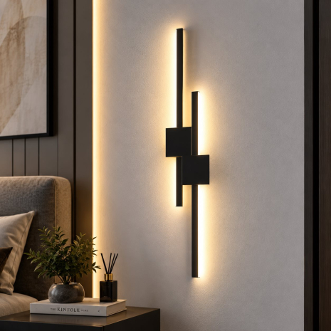 Бра настінне V K26023-1000 BK, чорне, LED 64W Бра настінне V K26023-1000 BK, чорне, LED 64W