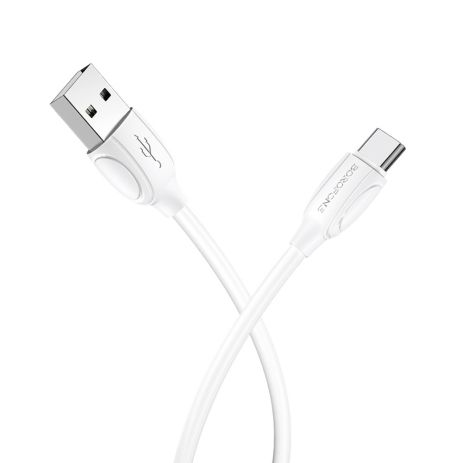 Кабель Borofone BX19 USB to Type-C 1m белый