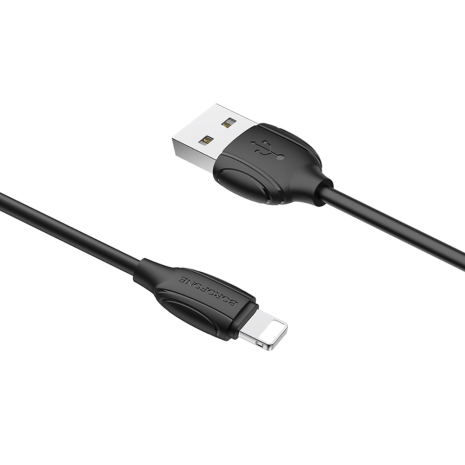 Кабель Borofone BX19 USB to Lightning 1m чорний Кабель Borofone BX19 USB to Lightning 1m чорний
