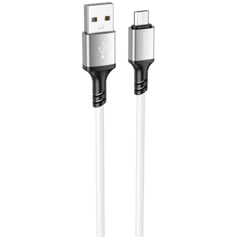 Кабель Borofone BX83 USB to MicroUSB 1m білий