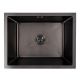 Кухонна мийка CM 65*44 VALESO Handmade PVD чорна DÉCOR (3.0/1.0)